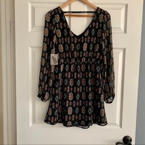 Aztec Print Dress. Forever 21. Sz S